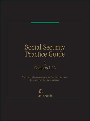 cover image of NOSSCR's Social Security Practice Guide